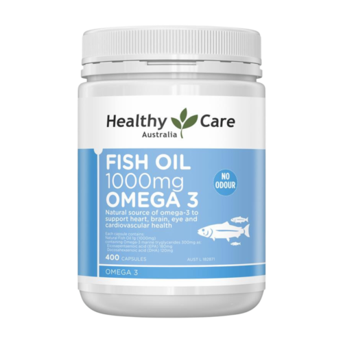 Healthy Care Fish Oil 1000mg 400 Capsules